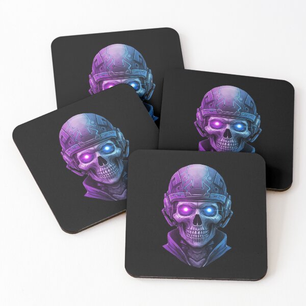 Item preview, Retro Futuristic Skull designed and sold by TheSkullRoom.