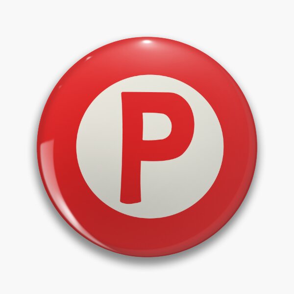 Item preview, letter p red designed and sold by ZiphGames.