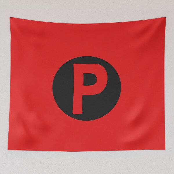 Item preview, letter p red designed and sold by ZiphGames.