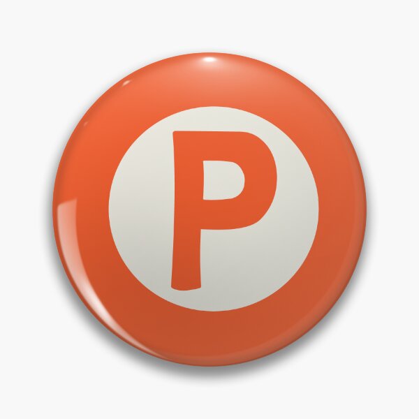 Item preview, letter p orange designed and sold by ZiphGames.