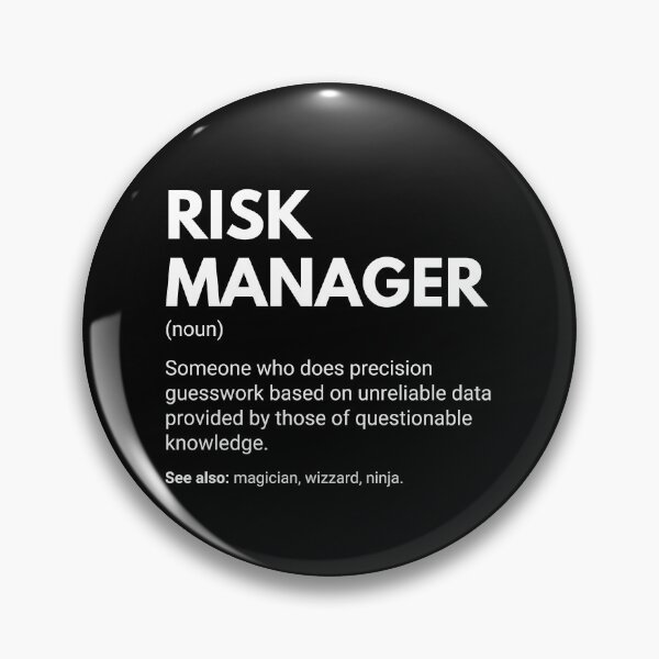 Item preview, Risk Manager Funny Work Definition designed and sold by CuteLovelyDesigns.