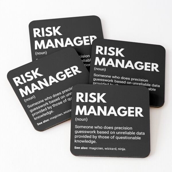 Item preview, Risk Manager Funny Work Definition designed and sold by CuteLovelyDesigns.