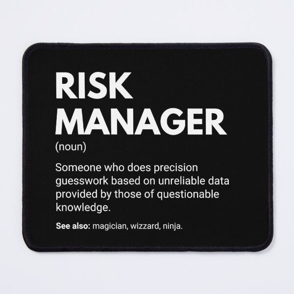 Item preview, Risk Manager Funny Work Definition designed and sold by CuteLovelyDesigns.