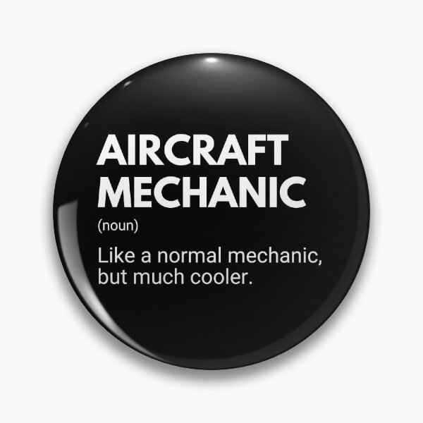 Item preview, Aircraft Mechanic Like A Normal Mechanic But Much Cooler Funny Engineer designed and sold by CuteLovelyDesigns.