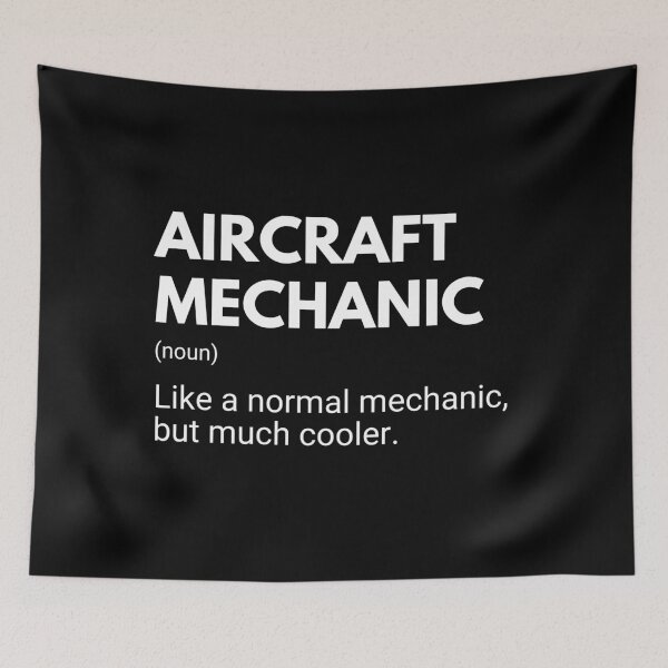 Item preview, Aircraft Mechanic Like A Normal Mechanic But Much Cooler Funny Engineer designed and sold by CuteLovelyDesigns.