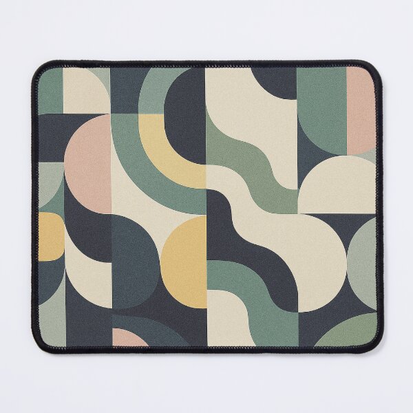 Item preview, Muted Geometric Mid-Century Abstract Design designed and sold by PMG Shop.