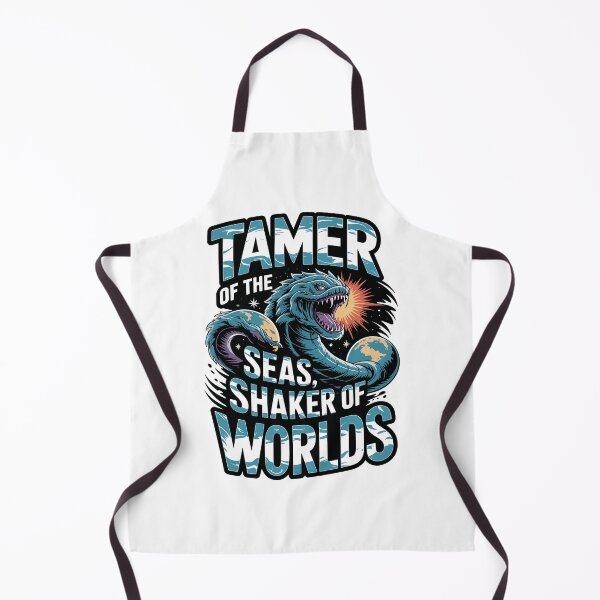 Item preview, Tamer of the Seas Shaker of Worlds – Cosmic Sea Serpent Mythical Monster designed and sold by Zanigold.