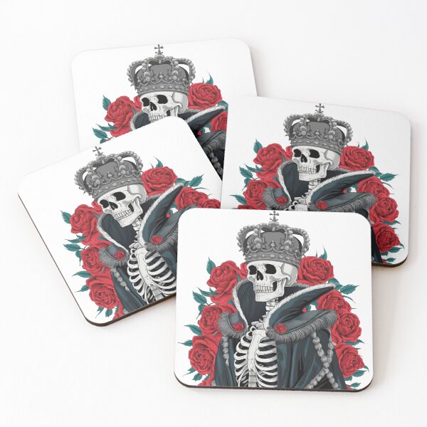 Item preview, King of Skeleton | Dark Royal Skull Design | Gothic Bone Throne Aesthetic | Powerful Undead Fantasy Vibe | Skeleton Ruler of the Afterlife designed and sold by PaintedPixels01.