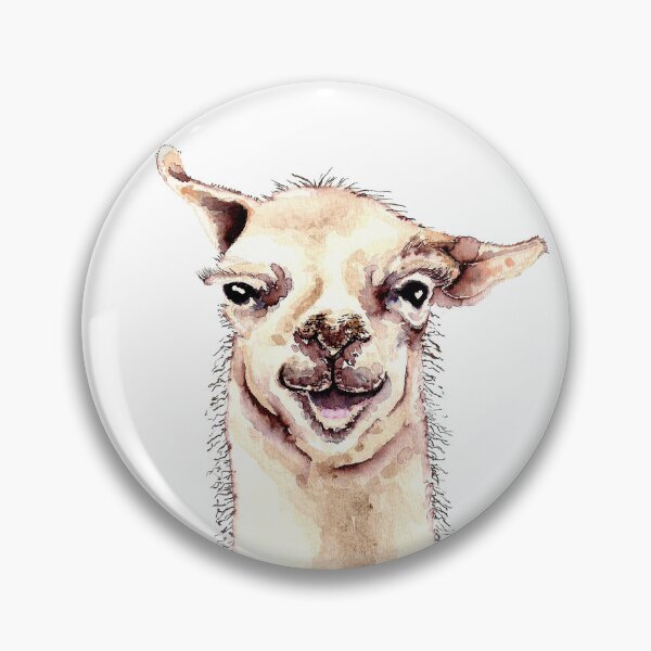 Item preview, Watercolor Llama designed and sold by MainStreetMarks.