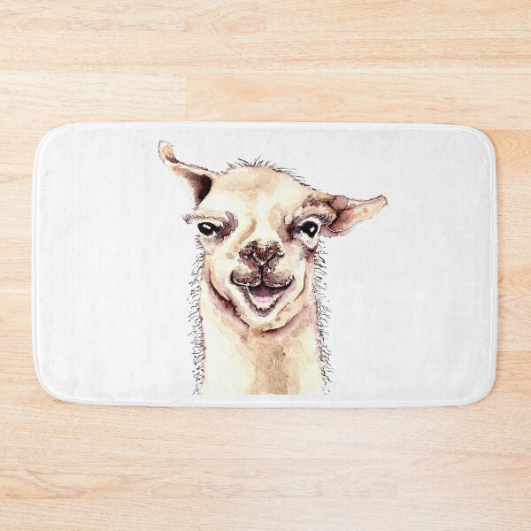 Item preview, Watercolor Llama designed and sold by MainStreetMarks.