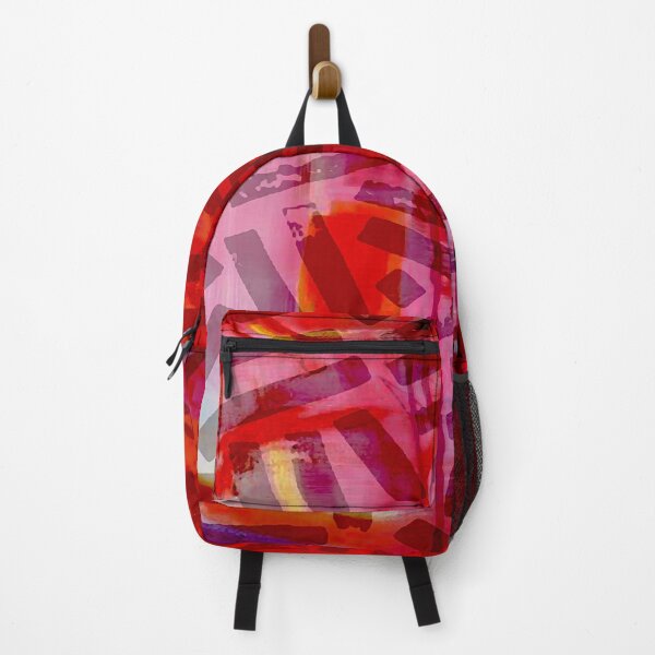 Item preview, Red Brush Stroke Abstract designed and sold by ViaARTfactory.