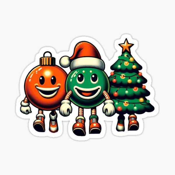 Item preview, We Are Coming For Christmas | Festive Christmas Light Mascots | Funny Holiday Character Design | Bright and Playful Christmas Vibe | Quirky Festive Lights Marching In designed and sold by PaintedPixels01.