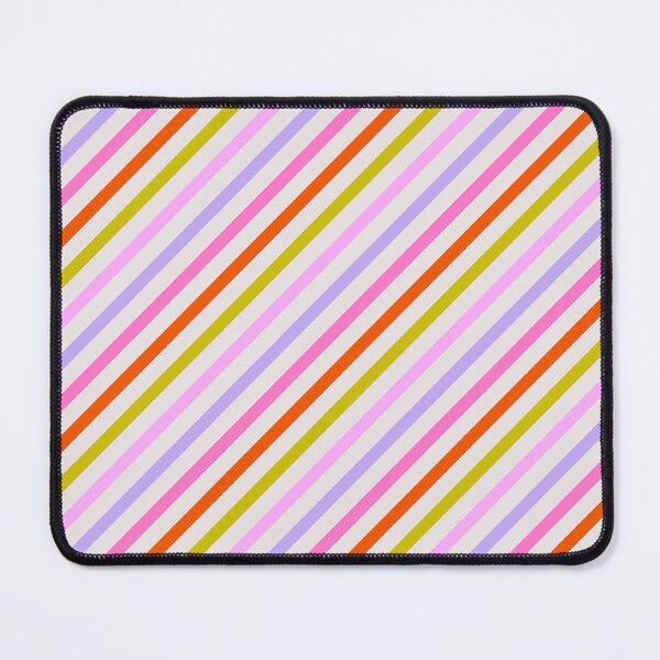 Item preview, Candy coloured diagonal stripes on a white background. designed and sold by claireseyeview.