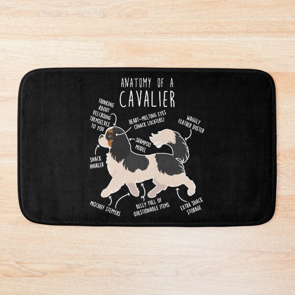 Item preview, Tri-Color Cavalier King Charles Spaniel Dog Anatomy designed and sold by Clara Hollins.