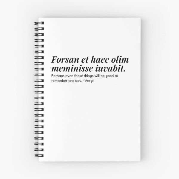 Item preview, Forsan et Haec Olim Meminisse Iuvabit. designed and sold by MagistraHaworth.