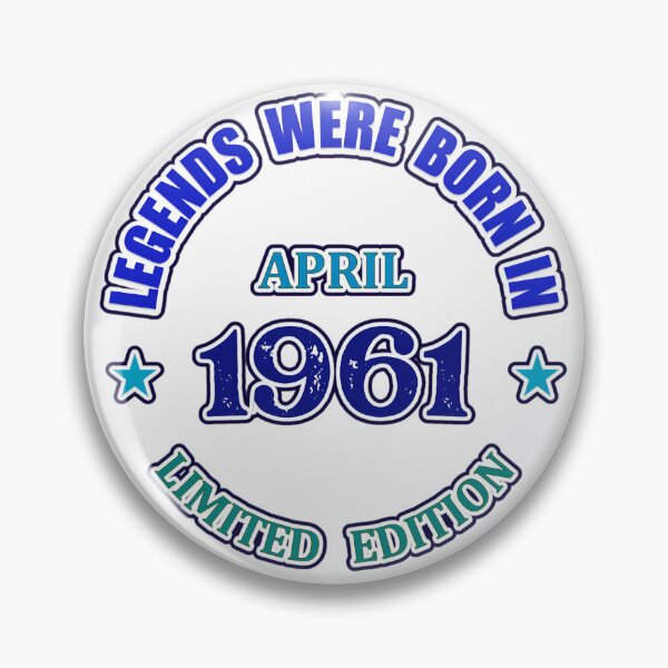 Item preview, BIRTHDAY APRIL 1961 designed and sold by BUCHELI-ART..