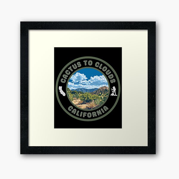 Item preview, Cactus To Clouds California designed and sold by MojaveTradePost.