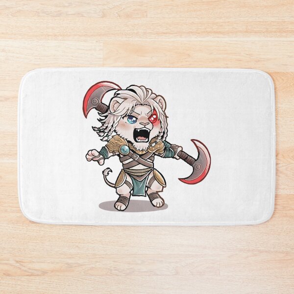Item preview,  Chibi Ajani - Battle Roar with Twin Axes designed and sold by TheArtSculptor.