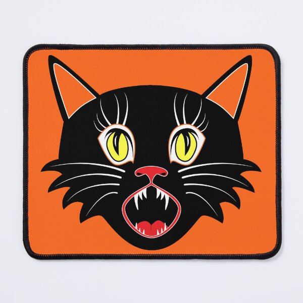 Item preview, Vintage Halloween Decoration Black Cat II designed and sold by Pixelchicken.