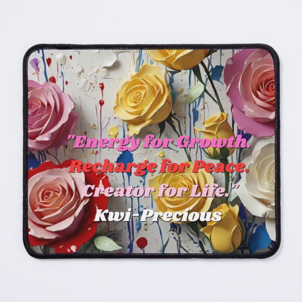Item preview, "Energy for Growth. Recharge for Peace. Creator for Life."  designed and sold by Kwi-Precious.