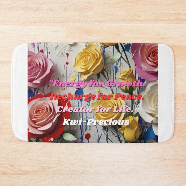 Item preview, "Energy for Growth. Recharge for Peace. Creator for Life."  designed and sold by Kwi-Precious.