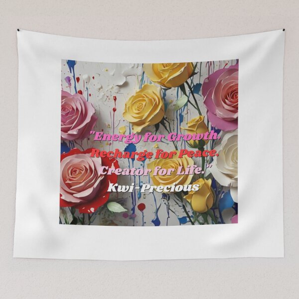 Item preview, "Energy for Growth. Recharge for Peace. Creator for Life."  designed and sold by Kwi-Precious.