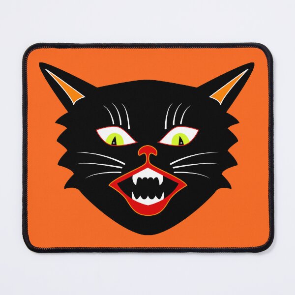 Item preview, Vintage Halloween Decoration Black Cat III designed and sold by Pixelchicken.