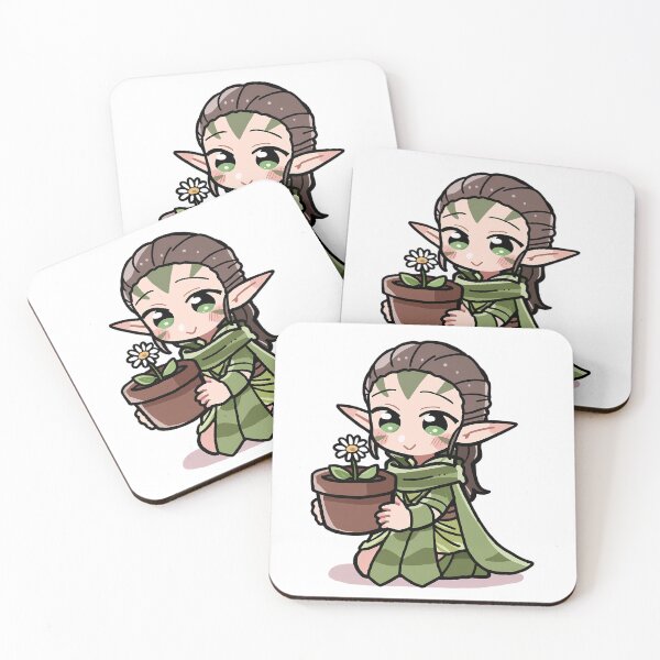 Item preview, Chibi Nissa - Gentle Gardener of Zendikar designed and sold by TheArtSculptor.