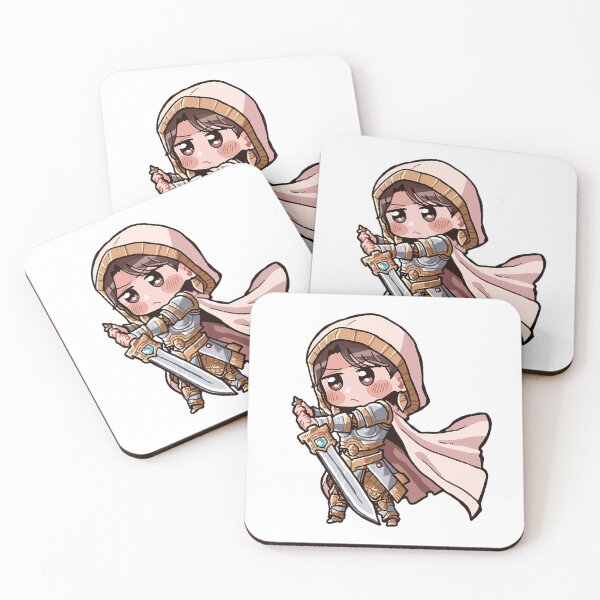 Item preview,  Chibi Elspeth - Defender of Light, Ready to Strike designed and sold by TheArtSculptor.