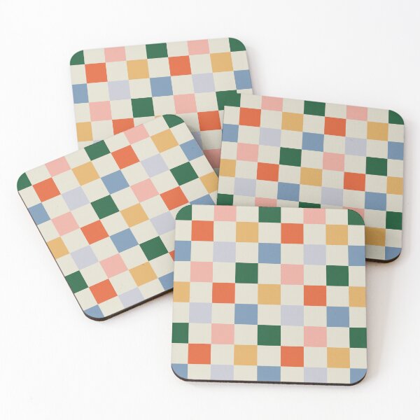 Item preview, Checkerboard pattern RAINBOW designed and sold by alienrabbit.