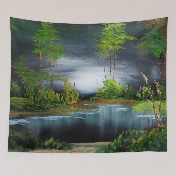 Item preview, The Swamp Oil Painting designed and sold by BLAAAAASK.