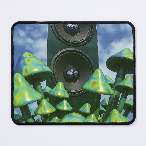 Item preview, Bassics – Psytrance Sound System Shroomscape Tee designed and sold by SupplyInc.