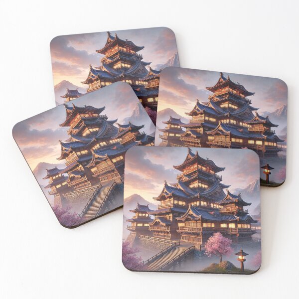 Item preview, Samurai Palace in the clouds designed and sold by MerlinWear.