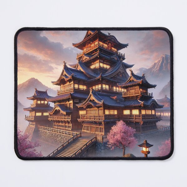 Item preview, Samurai Palace in the clouds designed and sold by MerlinWear.