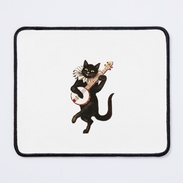 Item preview, Cat playing a banjo designed and sold by “Popvanta – pop-culture-t-shirt-store .