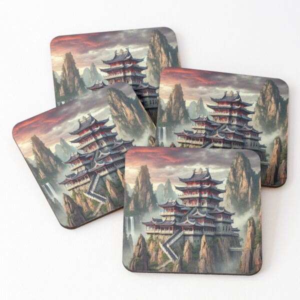 Item preview, Samurai Palace in the mountains designed and sold by MerlinWear.
