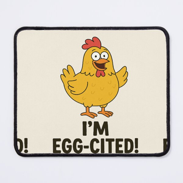 Item preview, I’m Egg-Cited designed and sold by kagoboom.