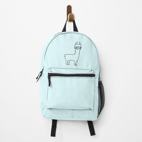 Item preview, Llama Nerd Geek Horn-Rimmed Glasses Smart Funny designed and sold by shirt-o-mat.