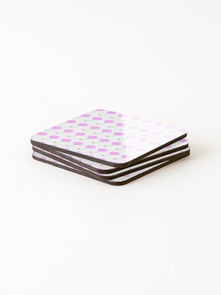 Thumbnail 4 of 5, Coasters (Set of 4), flower designed and sold by RookieTheSnake.