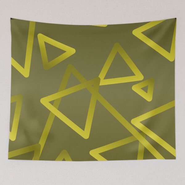 Item preview, Yellow triangles | gradient | color geometry designed and sold by dfly-creations.