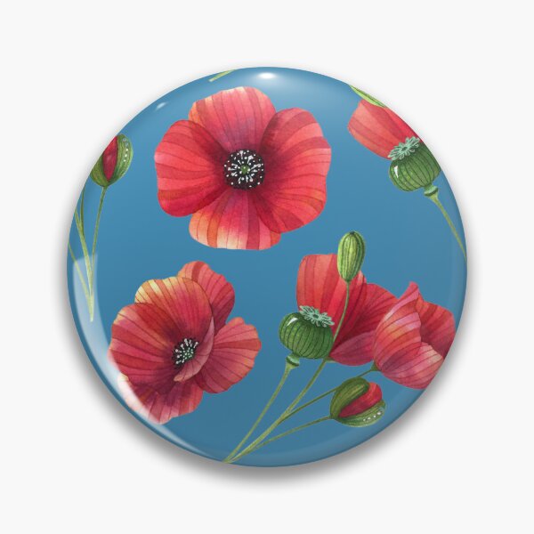 Artikelvorschau, Mohnblumen Roter Mohn Blumen entworfen und verkauft von gillys.