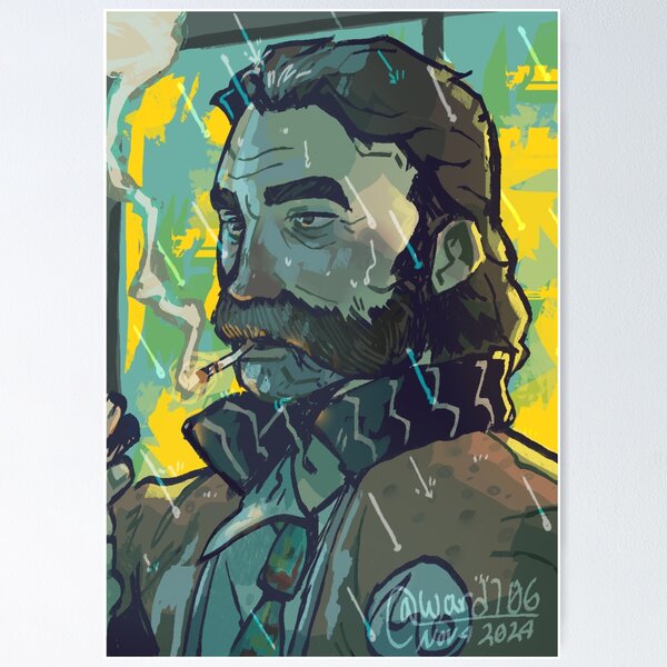 Item preview, Harry Du Bois portrait  designed and sold by Ward706.