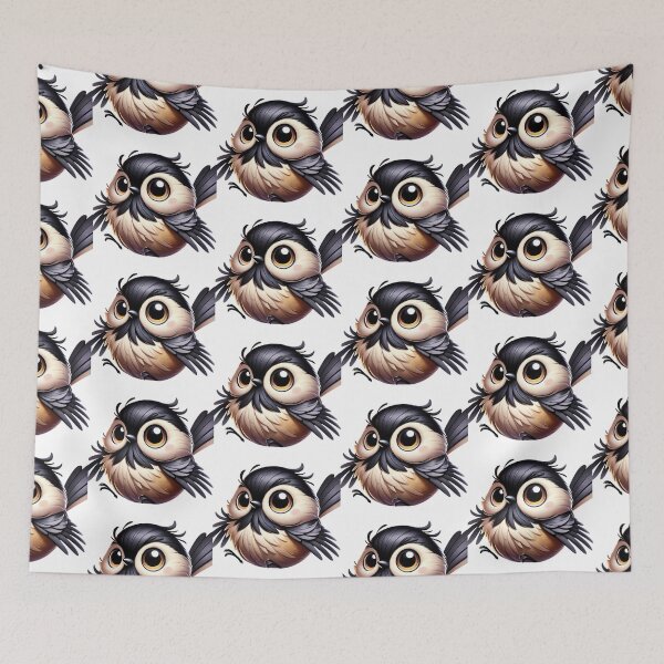 Item preview, Adorable Chickadee Black-Capped designed and sold by Sillytoe.