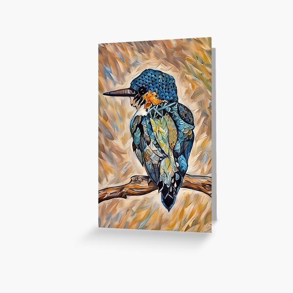 Item preview, kingfisher designed and sold by roadwarriorart.