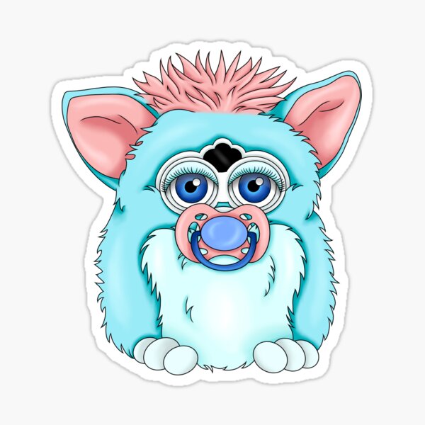 Item preview, Baby Blue Furby designed and sold by Caseymax.