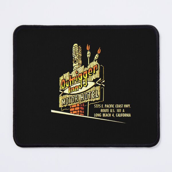 Item preview, Vintage Outrigger Inn - Long Beach, California designed and sold by QuayTradingCo.