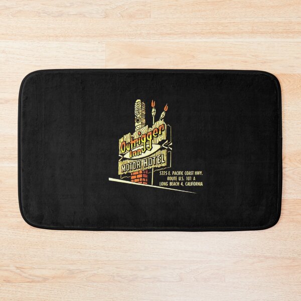 Item preview, Vintage Outrigger Inn - Long Beach, California designed and sold by QuayTradingCo.