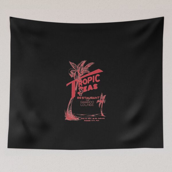 Aperçu de l'œuvre Vintage Tropic Seas - Panama City, Florida créée et vendue par QuayTradingCo.