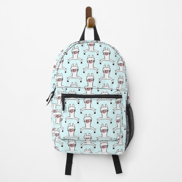Item preview, Llama Nerd Geek Horn-Rimmed Glasses Smart Funny designed and sold by shirt-o-mat.