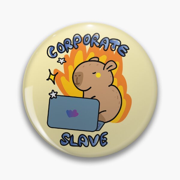 Item preview, Corporate slave capybara designed and sold by fluffyfamcraft.